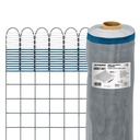 Rollo de 30 m x 1.5 m de malla mosquitera plástica gris