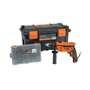 Rotomartillo 1/2' 650 W, caja para herramienta y organizador