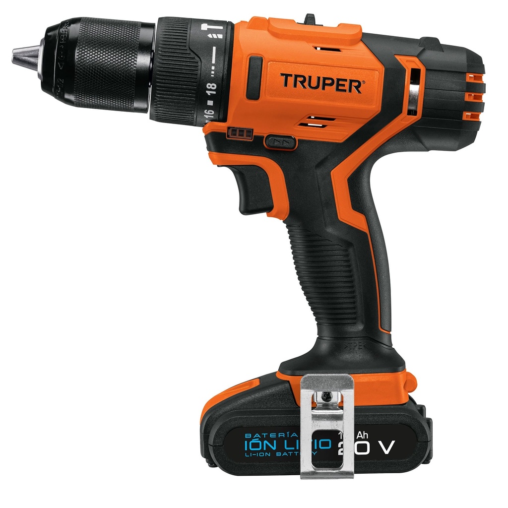 [T18155] Rotomartillo inalámbrico 1/2', 20 V, Truper