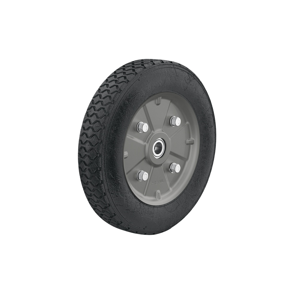 [T45035] Rueda de hule sólido 10' para diablo, doble balero, Pretul