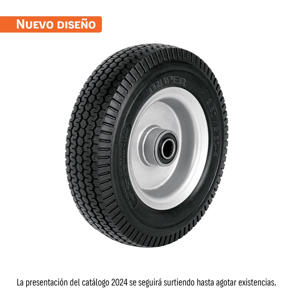 [T45910] Rueda imponchable 8' para eje lateral, Truper