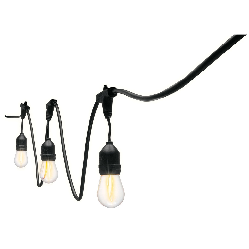 [T49992] Serie de 7.3 m con 12 luces de LED para exterior, Volteck