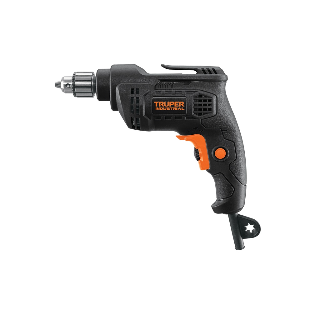Taladro 1/4' 380 W, industrial, Truper