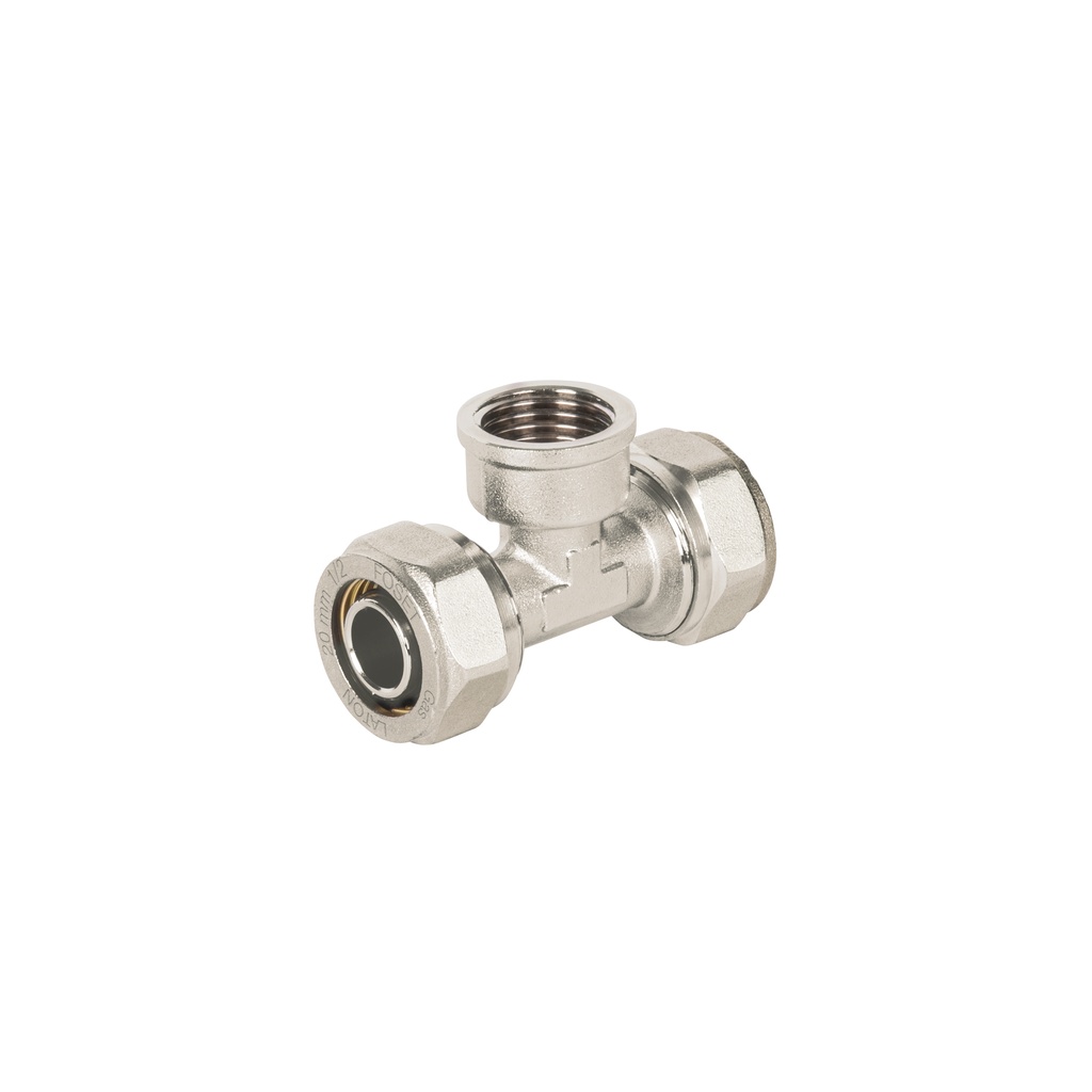 Tee para PEALPE, 1/2', con rosca hembra central, Foset