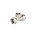 Tee para PEALPE, 1/2', con rosca hembra central, Foset