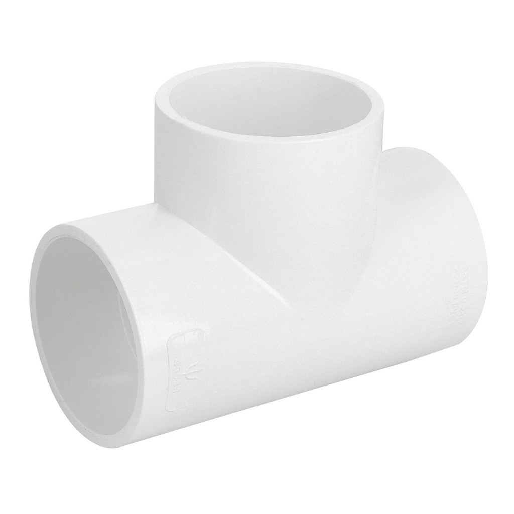 Tee sencilla de PVC 2', Foset
