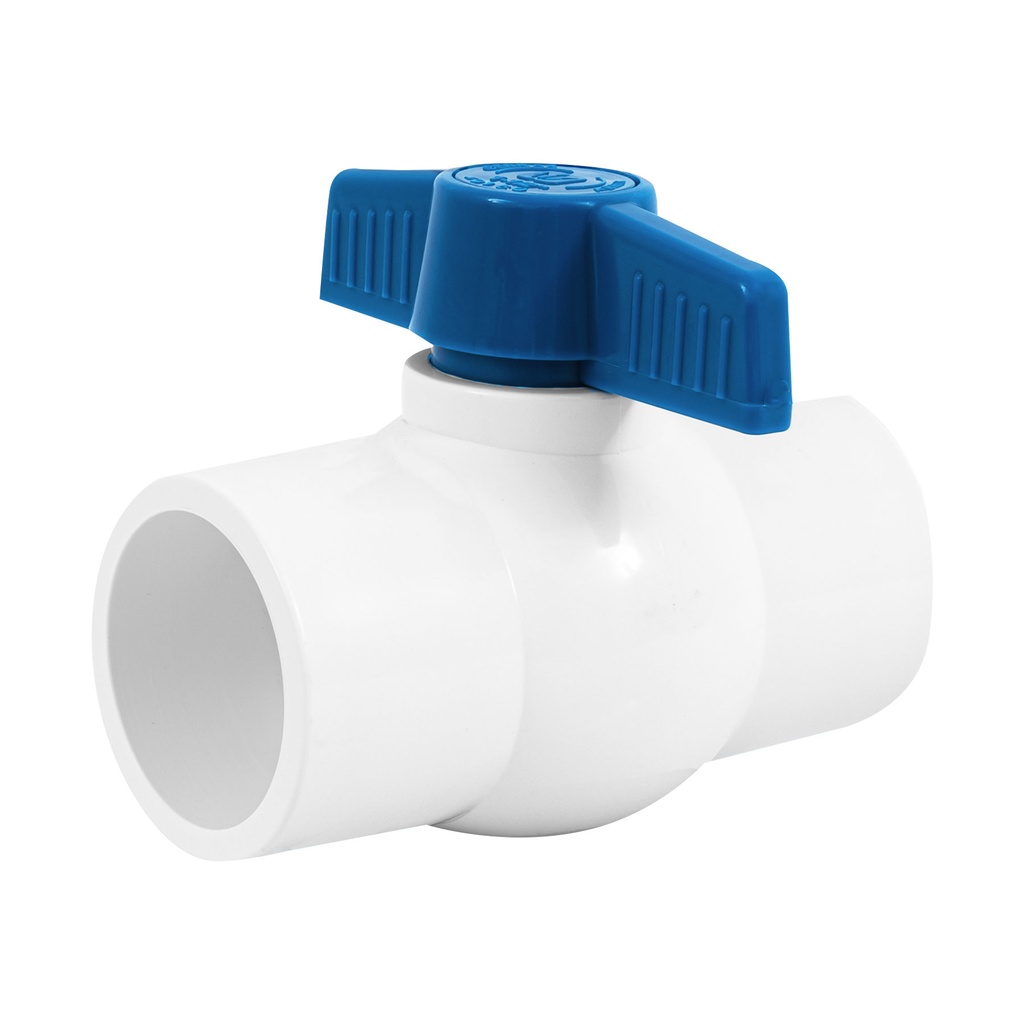 [T49160] Válvula de esfera de PVC 1 1/2' para cementar, Foset