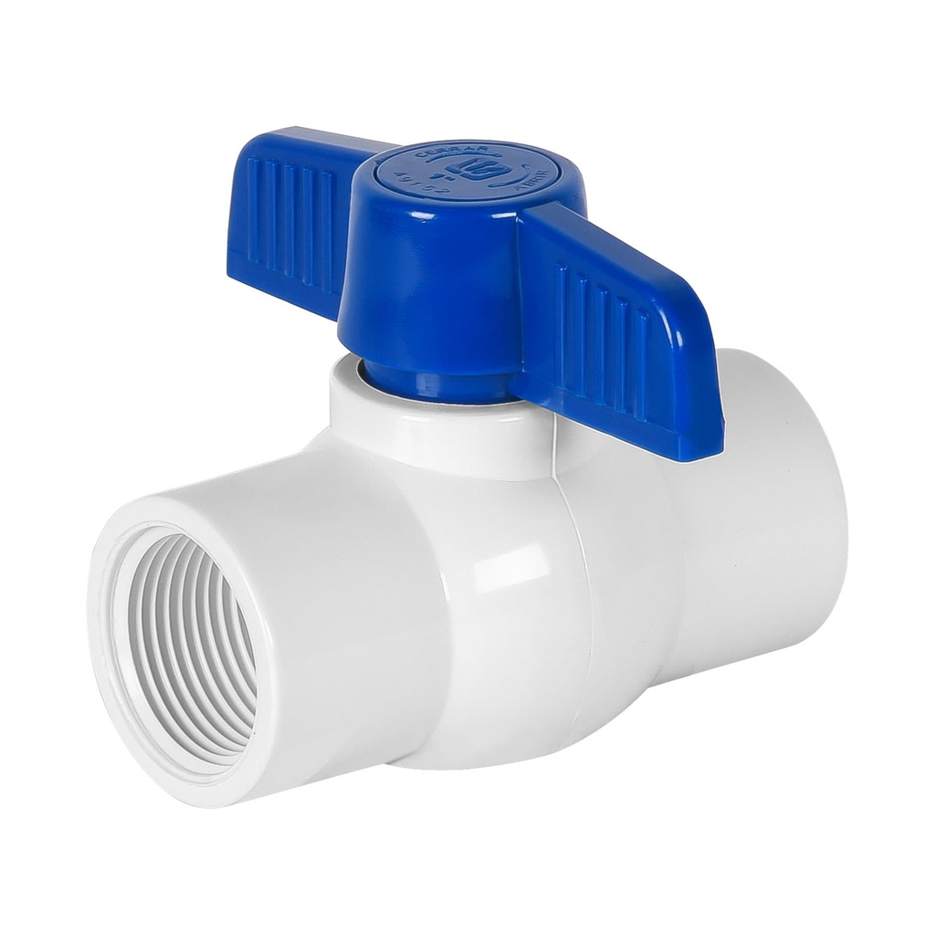 [T49152] Válvula esfera de PVC 1' roscable, Foset