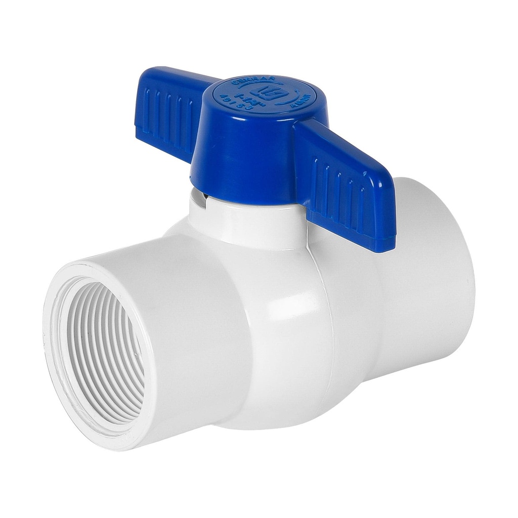[T49153] Válvula esfera de PVC 1-1/4' roscable, Foset