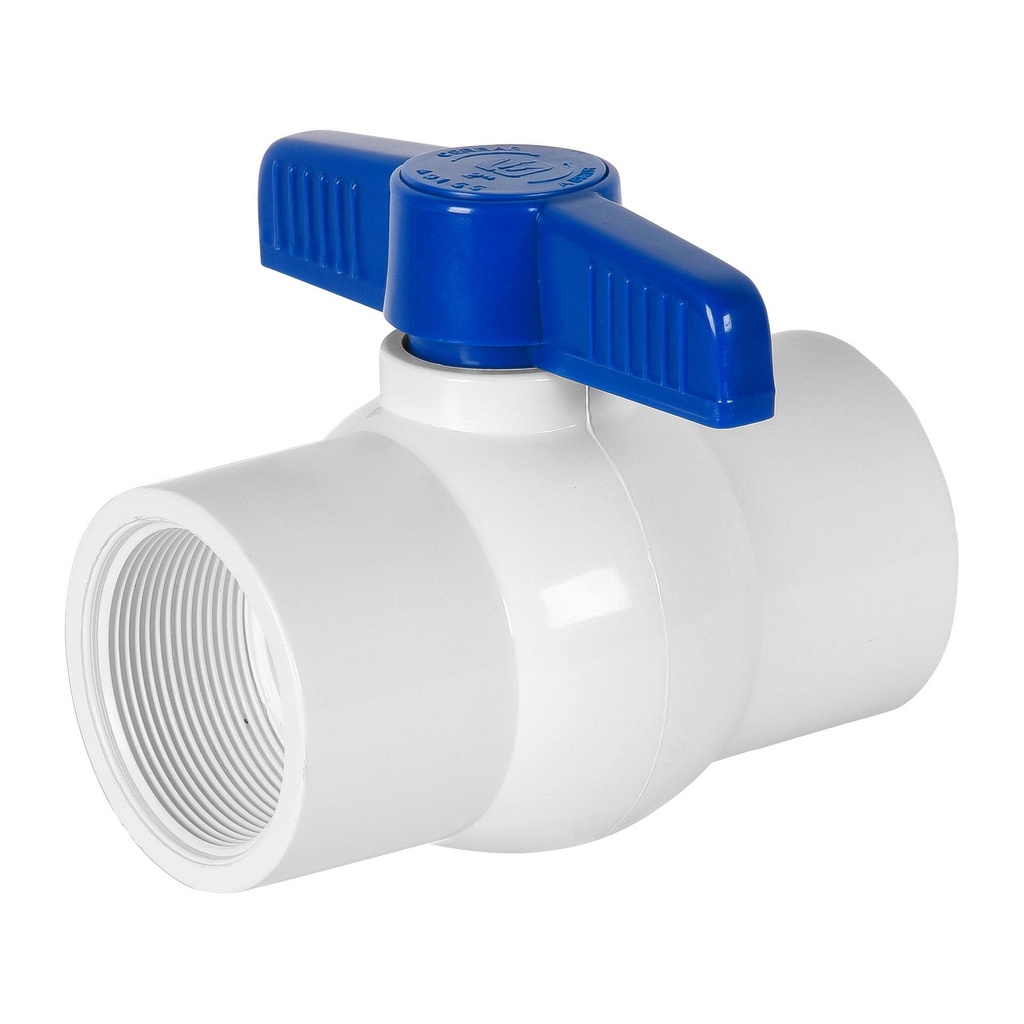 [T49155] Válvula esfera de PVC 2' roscable, Foset