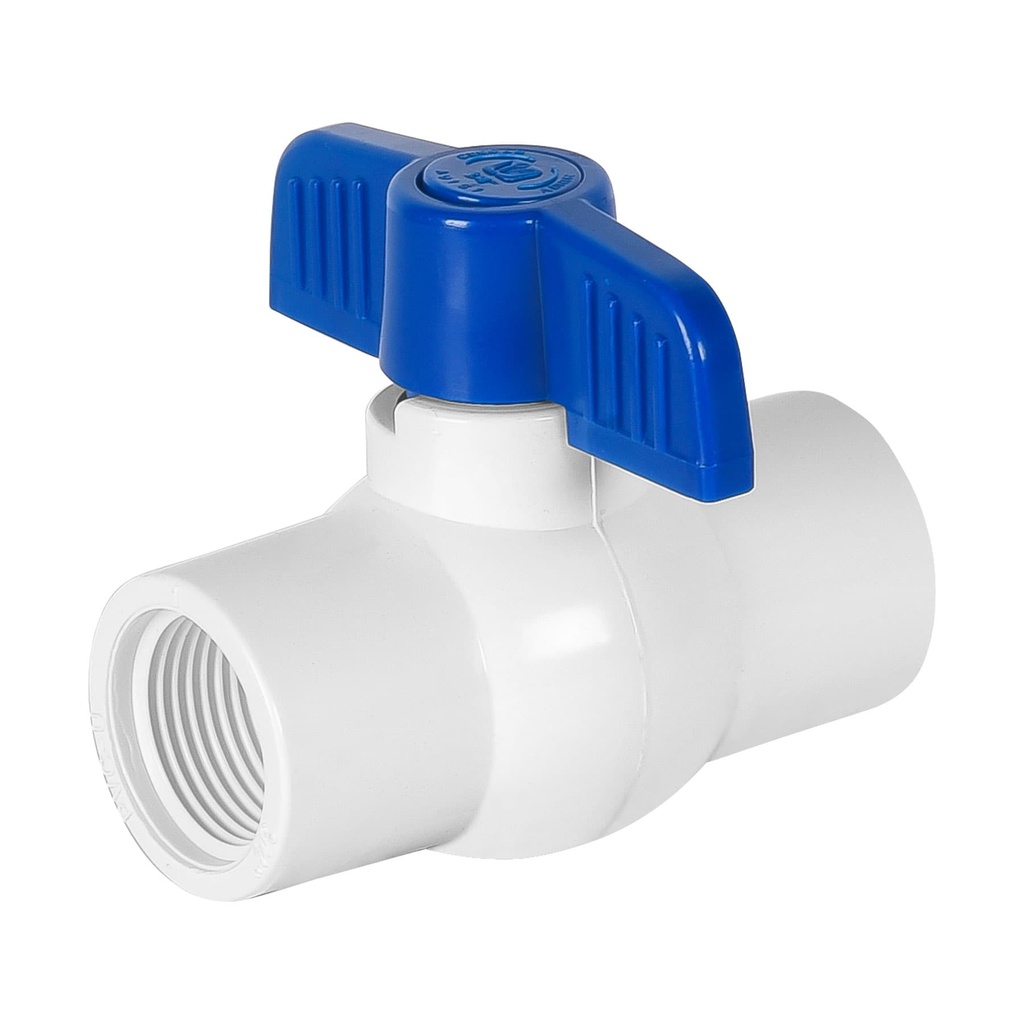 [T49151] Válvula esfera de PVC 3/4' roscable, Foset