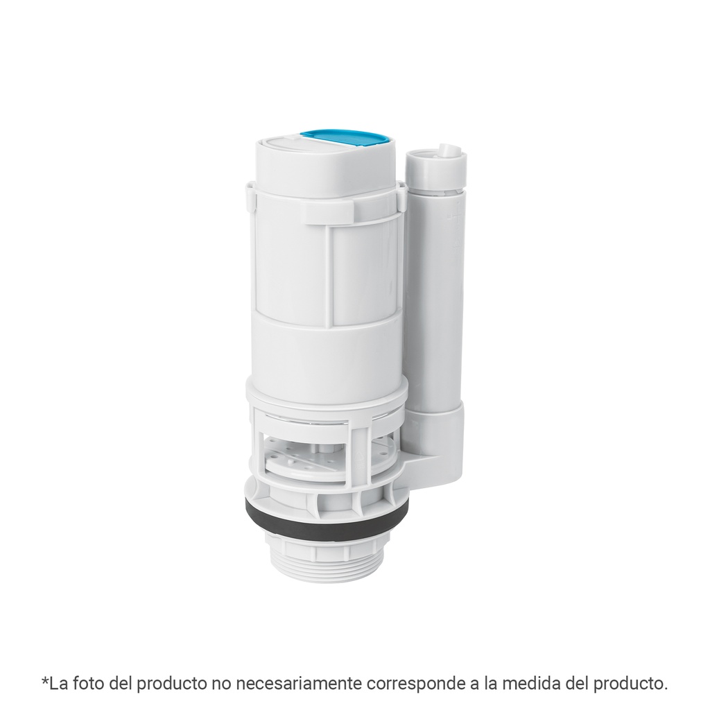 Válvula de descarga dual para WC 2' con empaque y botón