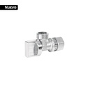 Llave angular de 1/2', 1/4 de vuelta, barrilito, BASIC