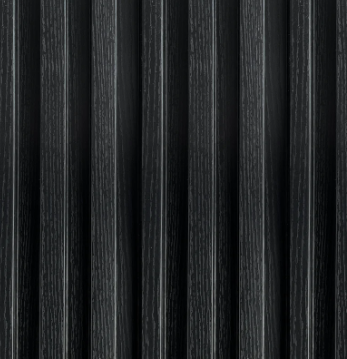 [LAM NEG] Lambrín para Muro Negro WPC de 2.30x16.80cm a 2.90mt