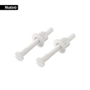 Bolsa con 2 tonillos para reparación de asiento WC, FOSET