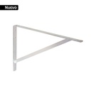 Ménsula reforzada de acero, galvanizada, 13 x 20', FIERO